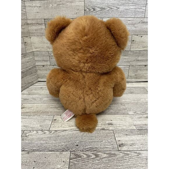 Vintage Fairview Brown Bear Plush Stuffed Animal with Flocked Nose 15” Teddy - Picture 5 of 8